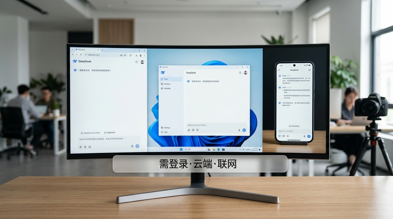 deepseek下载网页版客户端移动端功能对比